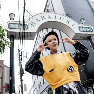 Tokyo, June 6 2013 - Japanese designer Chocomoo introducing her favorite shops in Harajuku -