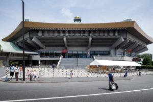 Tokyo, July 2013 - The Nippon Budokan is an indoor arena, originnaly built for the judo competition in the 1964 Summer Olympics,