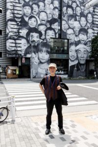 Tokyo, June 9 2013 - Portrait of Koichi Watari, co-founder of Watari art museum in Harajuku.