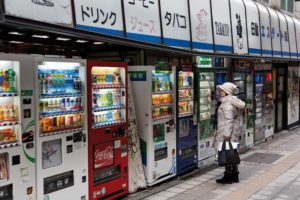 Tokyo, January 2013 - Vending machines on the street.