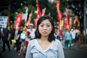 honda-kaori-manifestation-nucleaire-parc-meiji-tokyo-japon