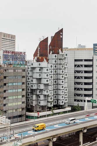 Impossible de ne pas remarquer cette structure originale au milieu des immeubles tokyoïtes. / Jérémie Souteyrat pour Zoom Japon