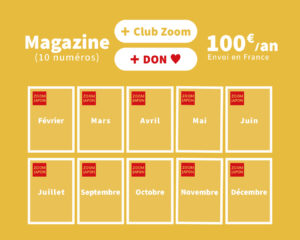 Abonnement au Zoom Japon avec don 2026
