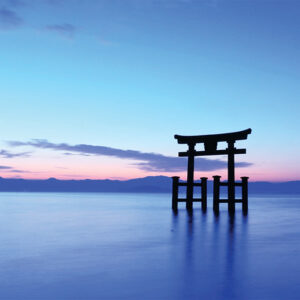 Shiga lac Biwa torii
