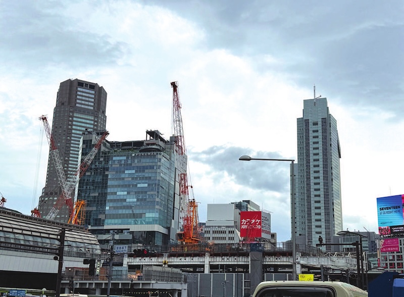 Le quartier de la gare de Shibuya