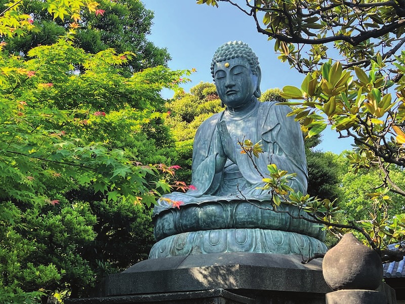 Le Bouddha assis du Tenn&ocirc;-ji,　Yanaka, Tokyo