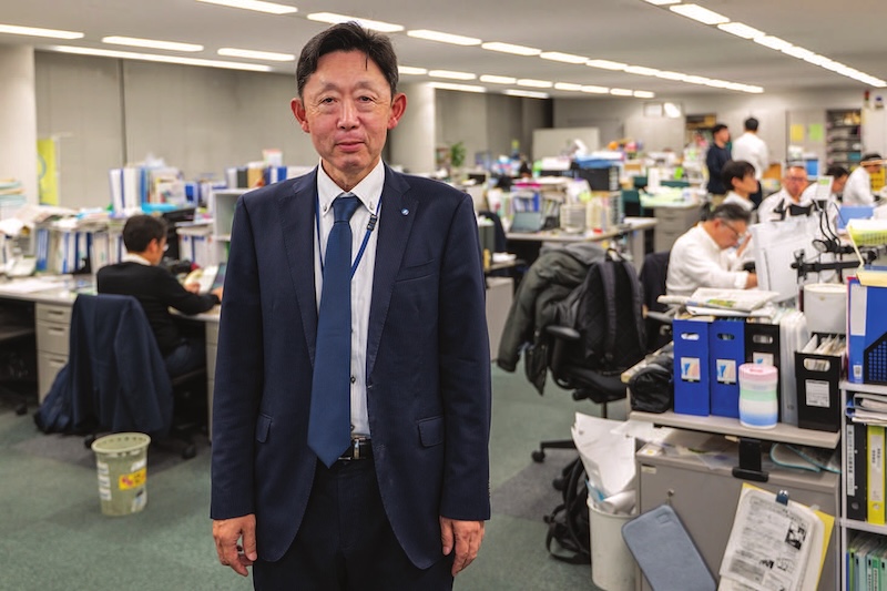 Matsuda Naoki dirige la r&eacute;daction du Yamagata Shimbun