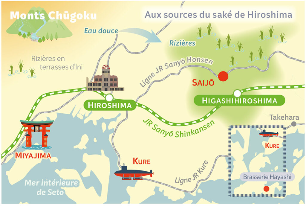 carte de Hiroshima