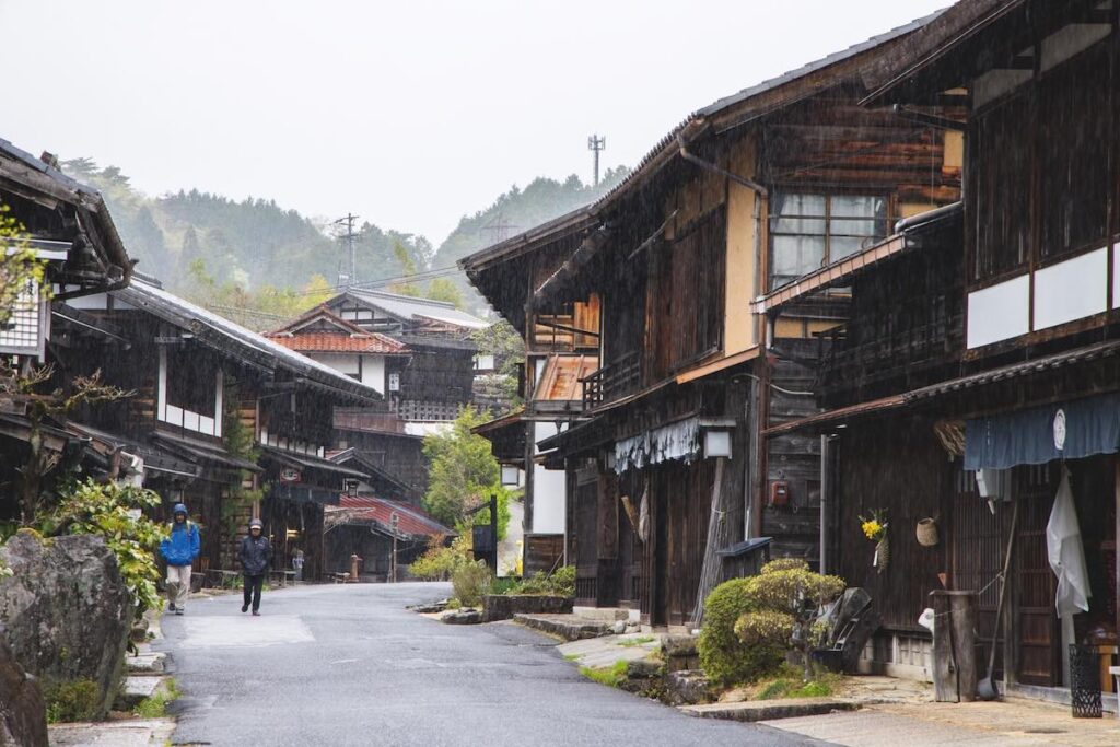 Station Tsumago, sur le Nakasendo